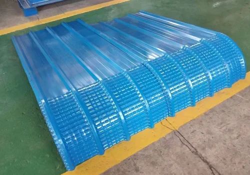 Color Coated PPGL Crimp Curved Profile Sheet, Thickness: 0.47 mm, Residential & Commercial