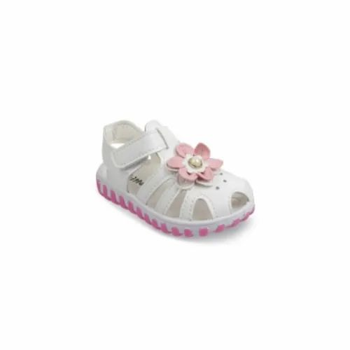 Girls White Sandal