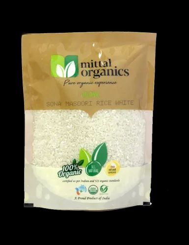 Mittal Organics Sona Masoori Rice, Packaging Size: 500 Gram
