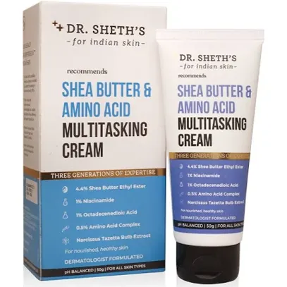 Dr. Sheth's Shea Butter & Amino Acid Multitasking Cream - 50G