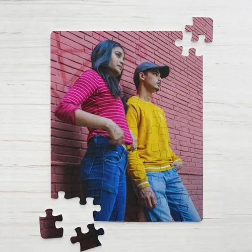 Acrylic Multicolor Rectangular Picture Puzzle