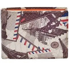 Printed Hidecart Leather 3d Wallet