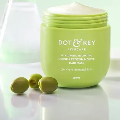 Dot & Key Hyaluronic Hydrating Quinoa Protein & Olive Hair Mask 200ml