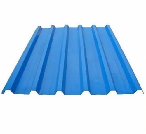 PPGI Sky Blue Color Coated PPGL Sheet, Thickness Of Sheet: 0.5 mm, 650 Psi