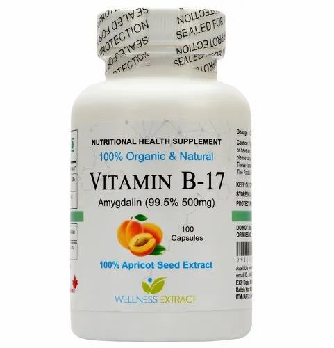 Amygdalin Vitamin B17 Capsules, As Directed By Doctor., Na