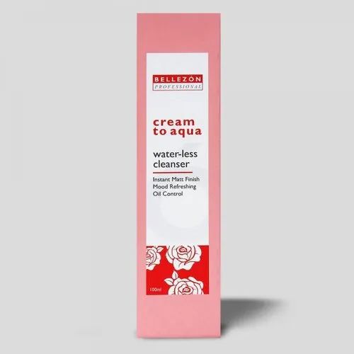 Cream To Aqua Waterless Cleanser, For Personal,Parlour, Packaging Size: 100 Ml