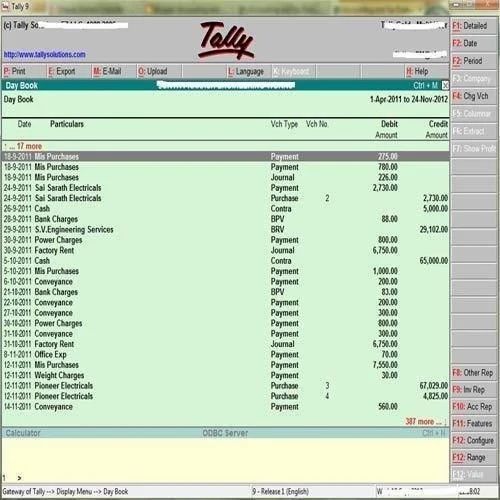Tally Accounting Software, Free trail & download available