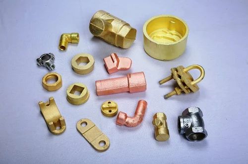 Golden Medium Pressure Brass And Copper Forging And Casting