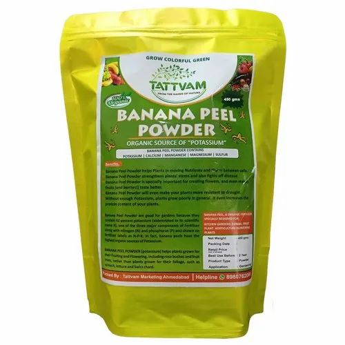 Tattvam orange Banana Peel Powder Fertilizer, Pouch