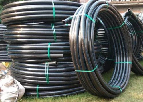 Black HDPE Flexible Pipe, Size: 1.5inch