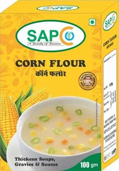 SAPCO Indian Corn Flour Powder, 100g, Packaging Type: Box