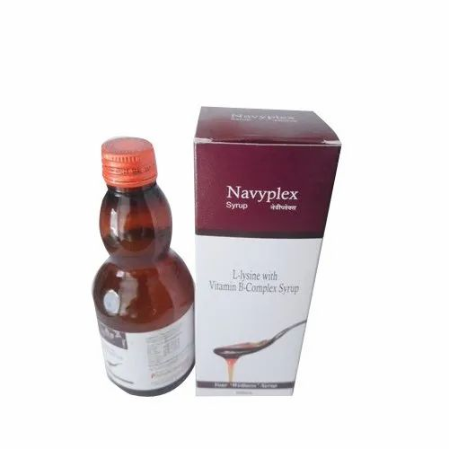 L Lysine With Vitamin B Complex Syrup, Packaging Size: 100 mL