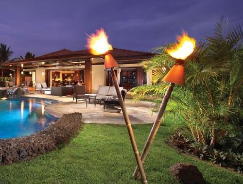 Mystic Flames Wooden and MS Tiki Torches