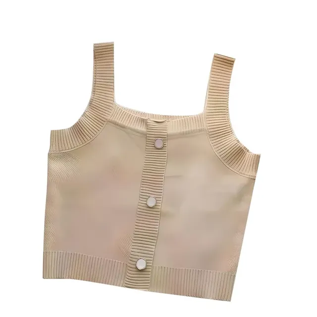 Beige Woolen Knitting Top