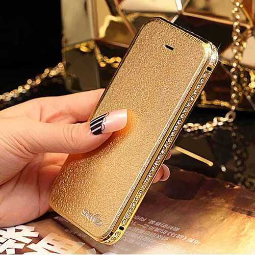 Apple iPhone SE Flip Cover Leather Luxury Case