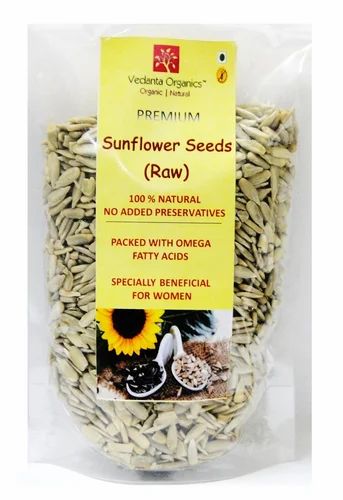 Vedanta Organics Raw Sunflower Seeds, 200gm (Premium)