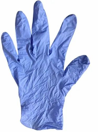 Blue Latex Examination Gloves, Powdered