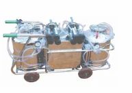 AC Motor Driven Double Cluster Milking Machine