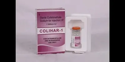 Colihar-1 Sterile Colistimethate Sodium For Injection I.P, For Clinical,Hospital, Packaging Type: Glass Bottle