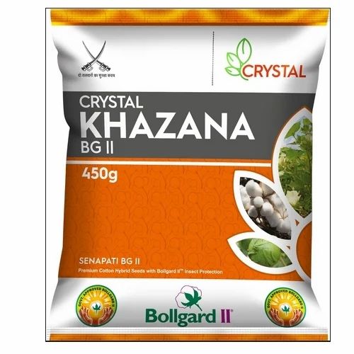 Crystal Khazana 450 g Hybrid Cotton Seeds, Pack Size: 450 g