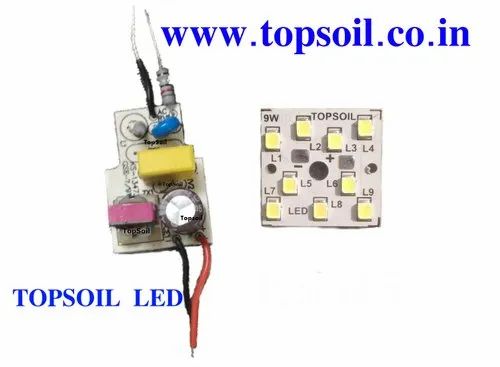 TopSoil Led Bulb Raw Material ( 9 Watt MCPCB and Driver, 6 W - 10 W
