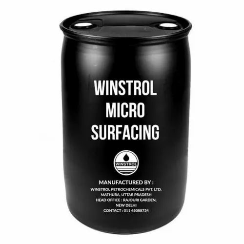 Liquid Winstrol Micro Surfacing Bitumen Emulsion, For Road Construction, Packaging Type: Drum