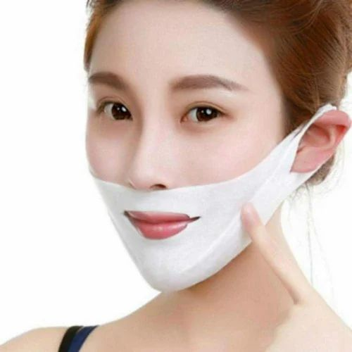 V Shape Face Lifting & Double Chin Reducer Intense Lifting Mask, For Travel