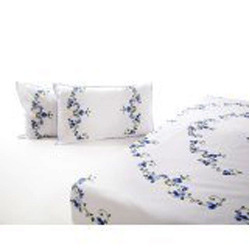 Embroidered Double Bed Sheet
