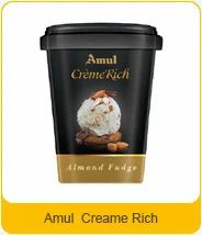 Amul Creme Rich, Packaging Type: Pouch