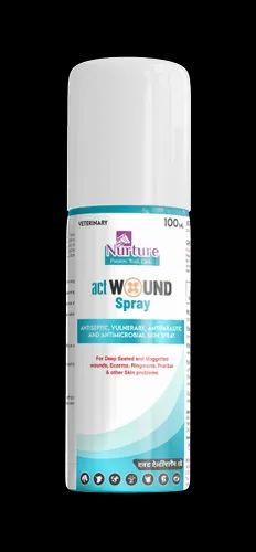 Act Herbal Wound Heal Spray (Antiseptic, Vulnerary, Ant Parasitic And Antimicrobial Skin Spray.)