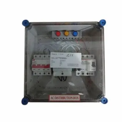 Material:Pvc,Ac Power Distribution Box, 12, Ip Rating: Ip44