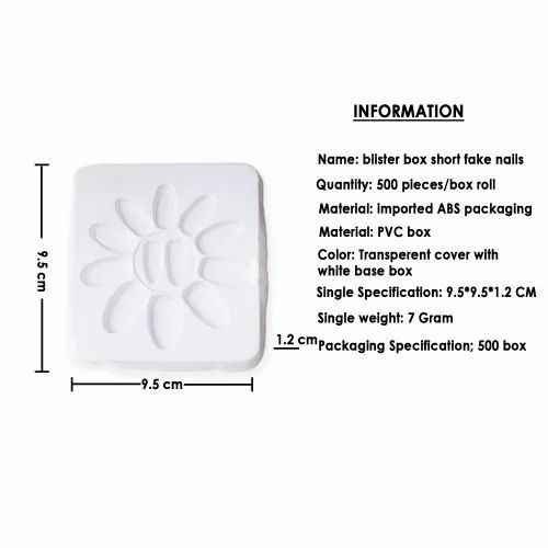 PVC Square Beromt Blister Tray Combo Pack Of 500 Trays, Thickness: 5mm