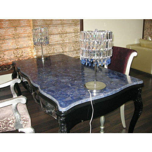 Blue Lapiz Dining Table Top