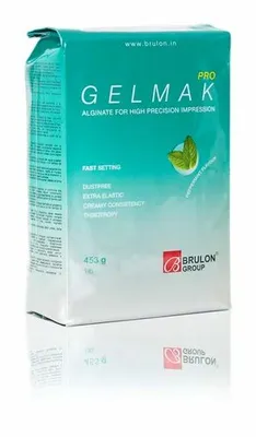 Gelmak Pro Non Chromatic Peppermint Flavour Alginate Impression Material - 453 Gm