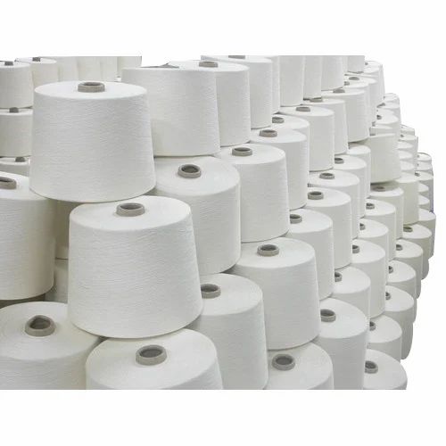 Ring Spun White 120s Compact Combed Cotton Yarn, For Designing Several Dresses, For Textile Industry