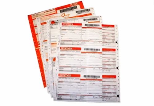 Paper Rectangle Pre Printed Courier Shipper, GSM: Upto 120 Gsm