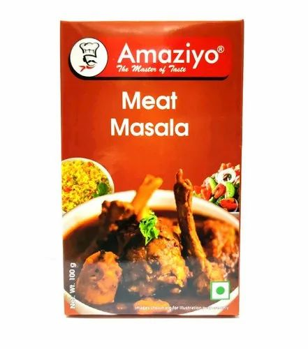 Amaziyo Meat Masala 100g, Packaging Type: Box