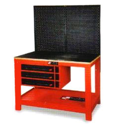 Red MS Modular Workbench, Size: 1170 X 680 X 890