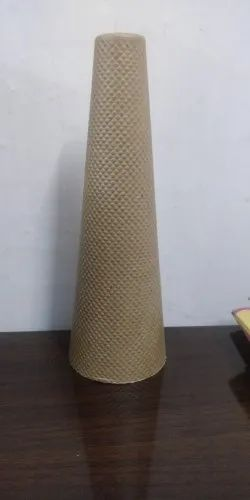 Conical Brown Embossed Paper Cones, For Textile Industry