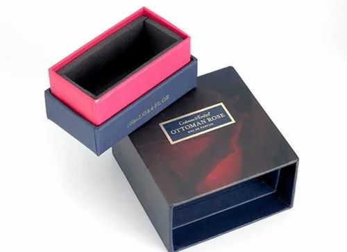 Cardboard Black Color Paper Box, For Gift
