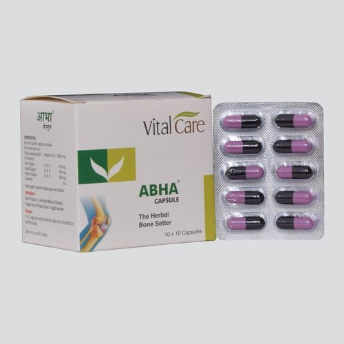 Vital Care Abha Capsules - Herbal Bone Setter Capsule, Packaging Type: Blister