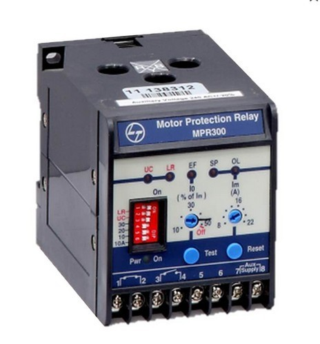 MPR300 Relay From Genuine L & T Company, Aux Supply Voltage:230v (where 3 Phase Is Non Contact)