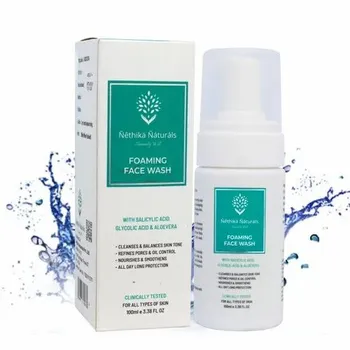 Herbal White Nethika Naturals Foaming Facewash, Age Group: Adults, Packaging Size: 100 Ml