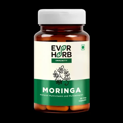 Ever Herb Moringa Capsules, Bacfo Pharmaceuticals