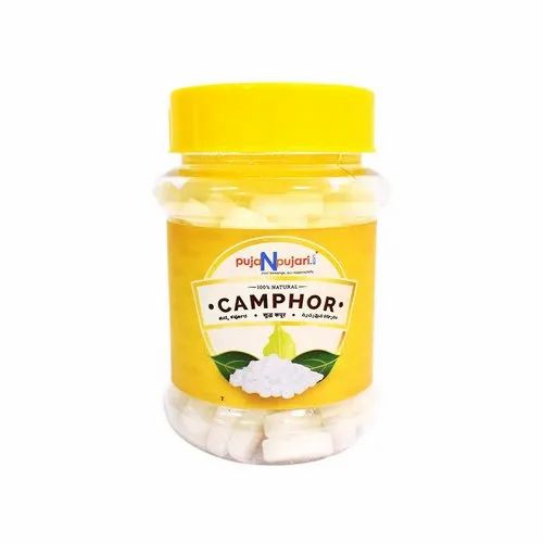 White Camphor Tablet pure quality, Packaging Type: Jar