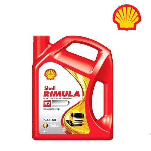 Shell Rimula R2 Heavy Duty Diesel Engine Oil, Packaging Type: Jerry Can, Packaging Size: 4 L