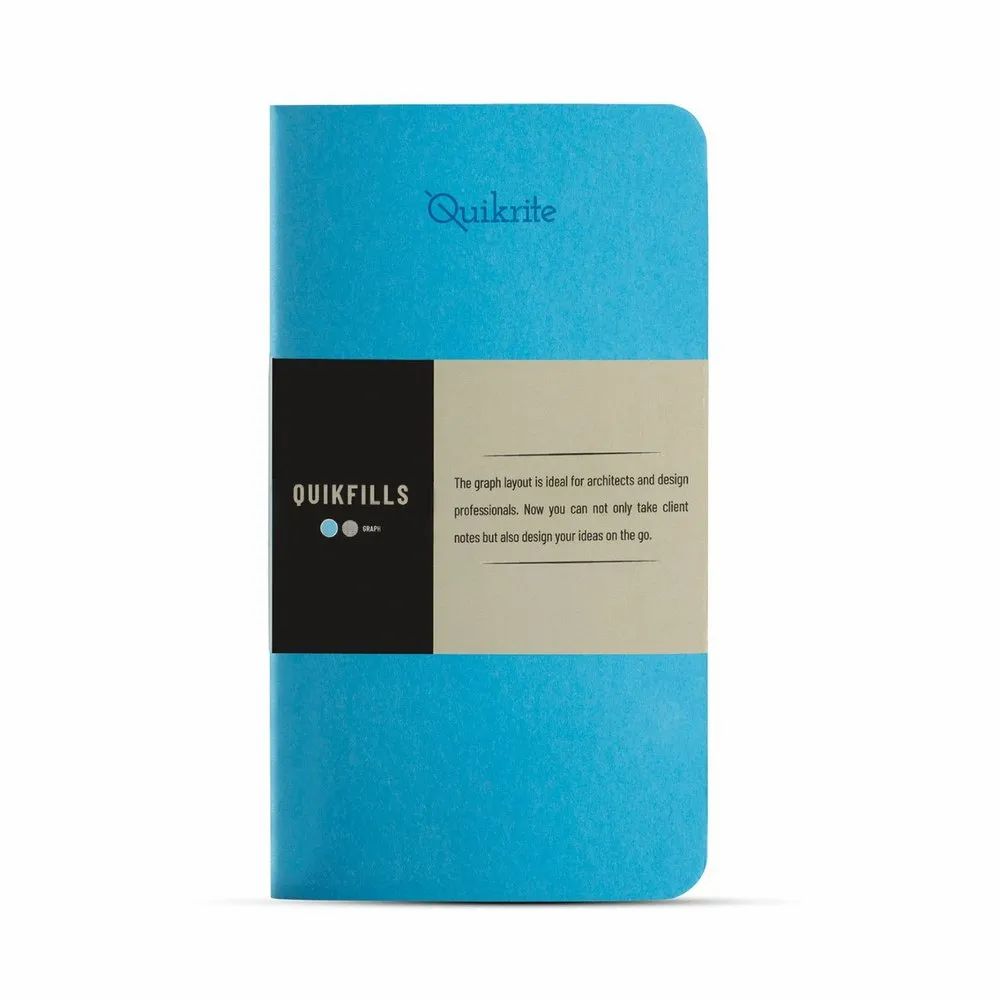 Paper Saddle Stitch Pennline Quikfill Graph (Quikrite) Pack Of 2 Turquoise