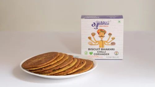 Biscuit Bhakhri Chilli Coriander, 1 Kg, Packaging Type: Box