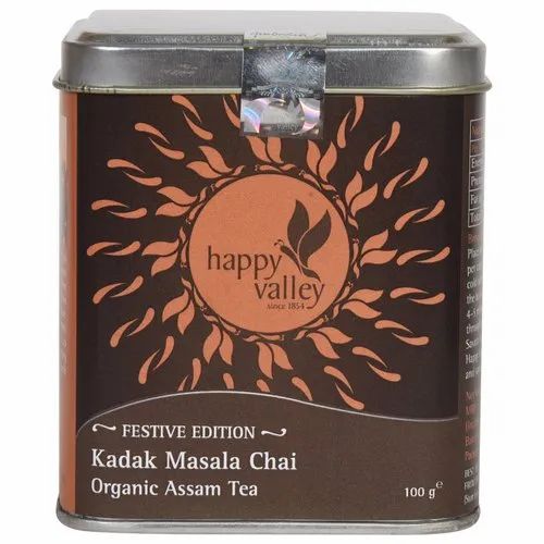 Happy Valley Organic Assam Kadak Masala Tea, Loose Leaves