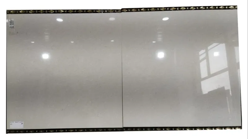 Glossy Plain White Ceramic Floor Tiles, Size: 3x3 Feet(900x900 mm)